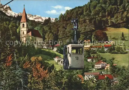 Duerrnberg Hallein Salzberg Seilbahn  Kat. Hallein