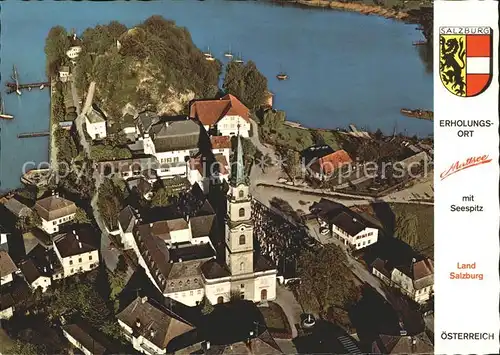 Mattsee Salzburg Seespitz Ortskem Schlossberg Kat. Mattsee