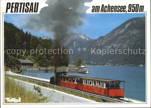 Pertisau Achensee Schiftsstation Seespitz Achenseebahn / Eben am Achensee /Tiroler Unterland