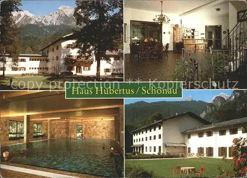 Schoenau Berchtesgaden Haus Hubertus  Kat. Berchtesgaden