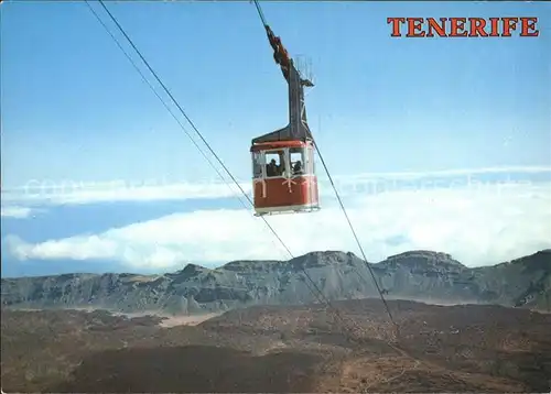 Tenerife Teleferico Pico Teide Kat. Islas Canarias Spanien