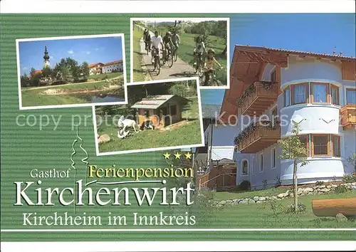 Kirchheim Innkreis Gasthof Ferienpension Kirchenwirt Kat. Ried im Innkreis