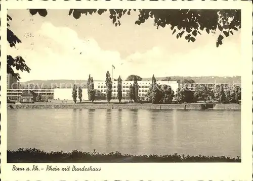 Bonn Rhein Rhein Bundeshaus / Bonn /Bonn Stadtkreis