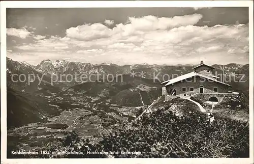 Schoenau Berchtesgaden Kehlsteinhaus Hochkalter Reiferalpe Kat. Berchtesgaden