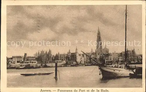 Anvers Antwerpen Port et la Rade Kat. 