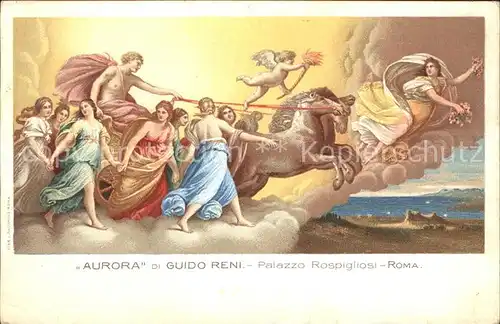 Roma Rom Aurora di Guido Reni Palazzo Rospigliosi Gemaelde Kat. 