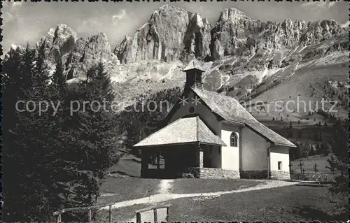 Dolomiten Strasse Carezza al Lago Chiesa Kat. Italien