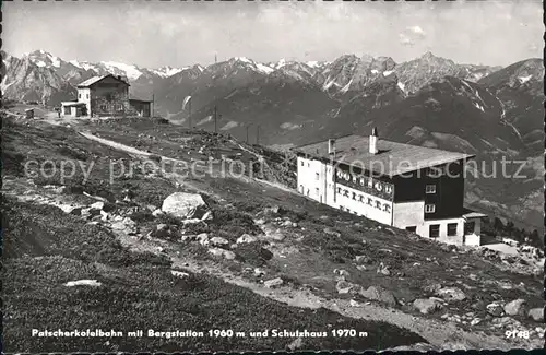 Patscherkofel Bergbahn mit Schutzhaus Kat. Tuxer Alpen Tirol