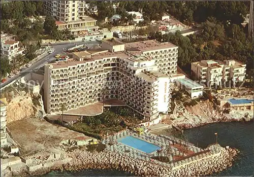 Mallorca Fliegeraufnahme Hotel Bonanza Playa Illetas Kat. Spanien