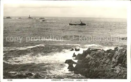 Land s End Longships Lighthouse Kat. Penzance