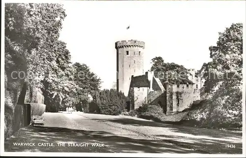 Warwick Castle Straight Walk Kat. Grossbritannien
