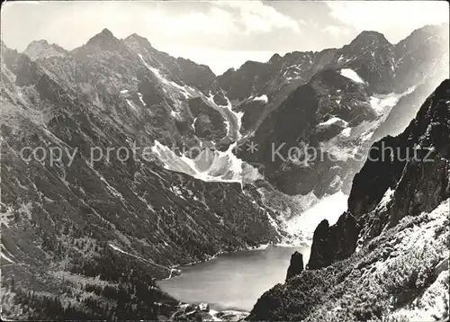 Tatry Vysoke Gebirge Kotlina Morsklego Oka Kat. Slowakische Republik