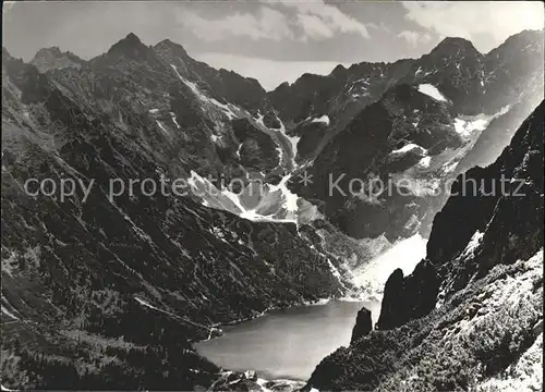 Tatry Vysoke Gebirge Kotlina Morskiego Oka Kat. Slowakische Republik