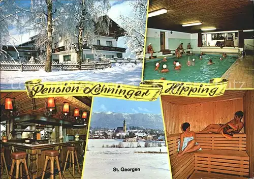 St Georgen Attergau Pension Lohninger  Kat. Voecklabruck