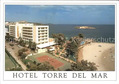 Playa d en Bossa Hotel Torre del Mar Fliegeraufnahme Kat. Ibiza