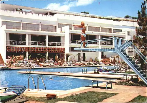 Torremolinos Hotel Las Palmas Schwimmbad Kat. Malaga Costa del Sol