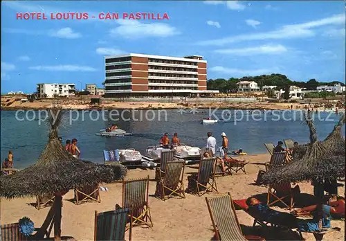 Can Pastilla Palma de Mallorca Hotel Loutus Strandpartie Kat. Palma de Mallorca