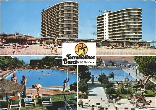 Torremolinos Beach Club Hotel Swimmingpool Strand Kat. Malaga Costa del Sol