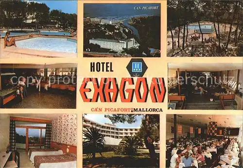Can Picafort Mallorca Hotel Exagon Swimmingpool Zimmer Gastraeume Kat. Spanien