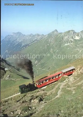 Brienz Rothornbahn Einzige Schweizer Dampfzahnradbahn Kat. Eisenbahn