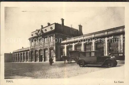 Toul Meurthe et Moselle Lothringen La Gare Voiture Bahnhof Automobil Kat. Toul