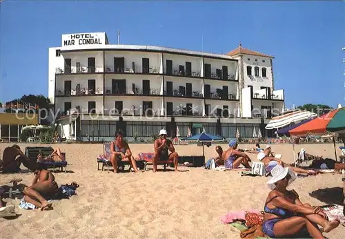Playa de Aro Cataluna Hotel Mar Condal Strandpartie Kat. Baix Emporda