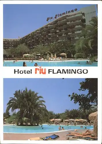 Playa del Ingles Gran Canaria Hotel Riu Flamingo Swimmingpool Kat. San Bartolome de Tirajana