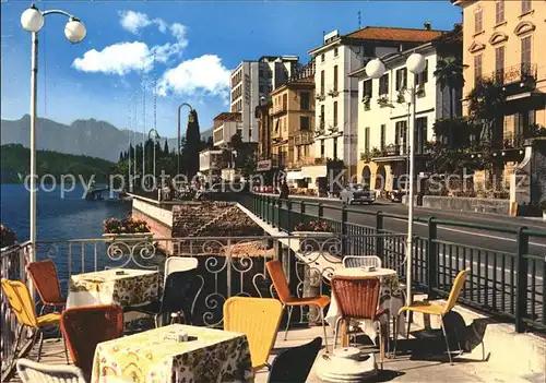 Tremezzo Lago di Como Sullo sfondo Hotel Bazzoni Kat. 