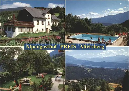 Altersberg Trebesing Alpengasthof Preis Schwimmbad Garten