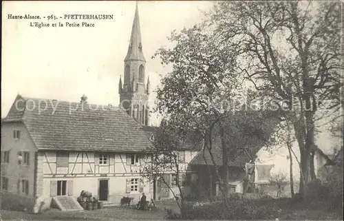 Pfetterhausen Eglise et Petite Place