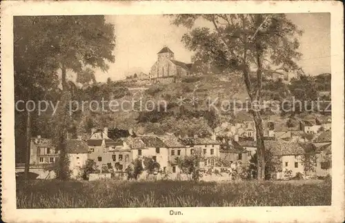 Dun Maas Vue generale Eglise Kat. Dun sur Meuse