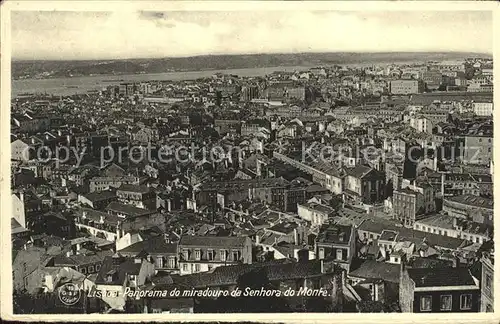 Lisboa Panorama do miradouro da Senhora do Monte Kat. Portugal