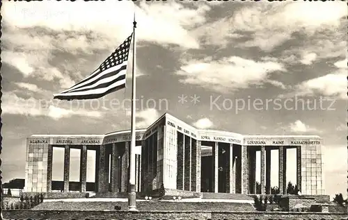 Bastogne Liege Memorial aux Americain Mardasson Kat. 