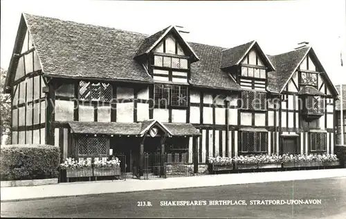 Stratford Upon Avon Shakespeares Birthplace Kat. Grossbritannien