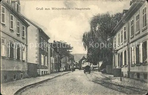 Winzenheim Elsass Hauptstrasse