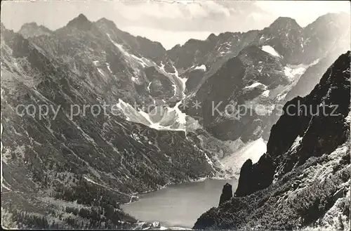 Tatry Vysoke Gebirge Kotlina Morskiego Oka Kat. Slowakische Republik