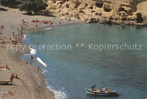 Matala Strandpartie Kat. Insel Kreta