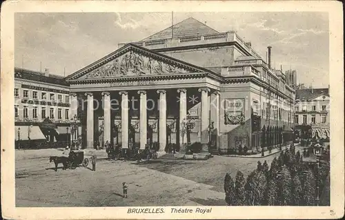 Bruxelles Bruessel Theatre Royal Kat. 