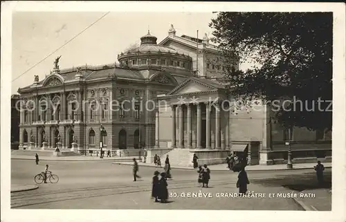 Geneve GE Grandtheatre et Musee Rath Kat. Geneve