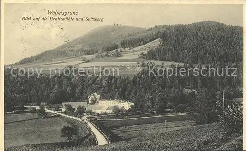 Woelfelsgrund Urnitzmuehle Spitzberg Kat. Polen