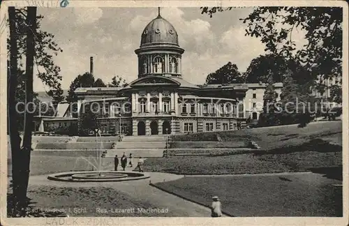 Bad Landeck Lasarett Marienbad Kat. Polen