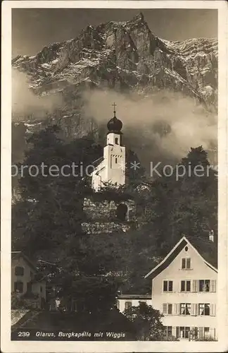 Glarus GL Burgkapelle Wiggis Kat. Glarus