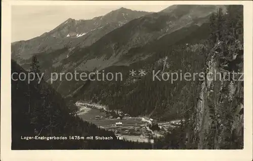 Stubachtal Tirol Lager Enzingerboden Stubach Tal Kat. Oesterreich