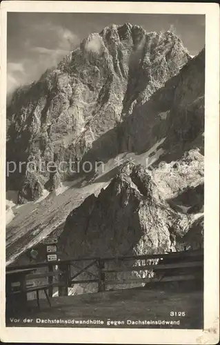 Dachstein Gebirge Suedwandhuette  Kat. Oesterreich