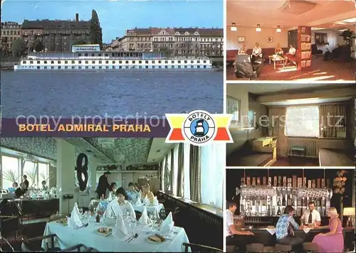 Praha Prahy Prague Botel Adrimal Praha Gastraum Zimmer Bar Kat. Praha