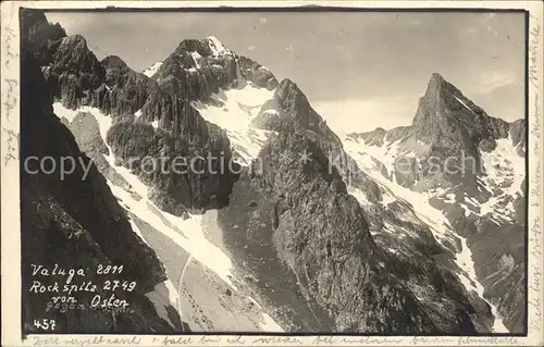 Rockspitze Valuga Kat. Roggspitze Lechtaler Alpen