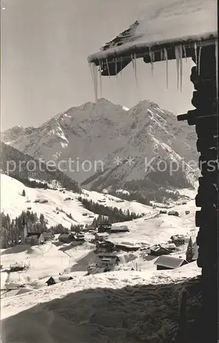 Hirschegg Kleinwalsertal Vorarlberg Elfer Zwoelferkopf Kat. Mittelberg