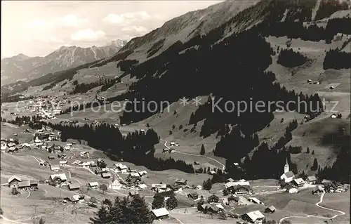 Hirschegg Kleinwalsertal Vorarlberg Ortsansicht Kat. Mittelberg