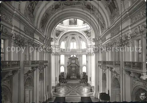 Salzburg Oesterreich Dom Inneres / Salzburg /Salzburg und Umgebung