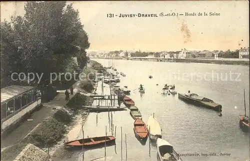Juvisy Draveil Bords de la Seine Bateaux